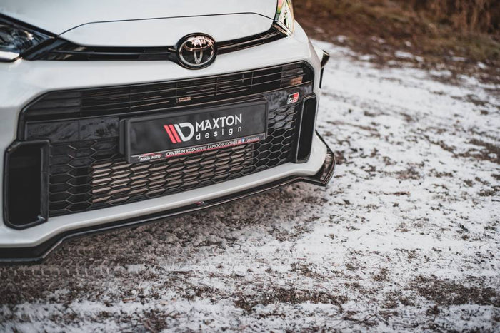 Maxton Design - FRONT SPLITTER V.3 + FLAPS TOYOTA GR YARIS MK4