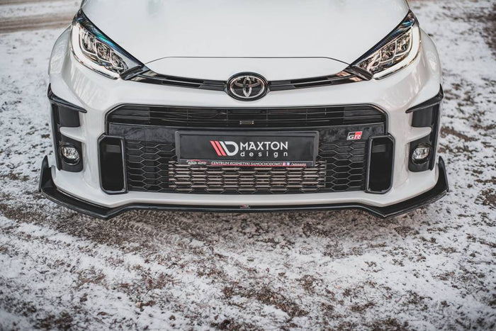 Maxton Design - FRONT SPLITTER V.3 + FLAPS TOYOTA GR YARIS MK4