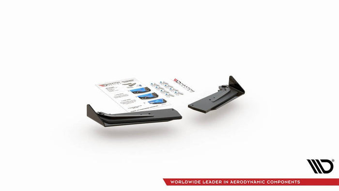 Maxton Design - STREET PRO REAR SIDE SPLITTERS + FLAPS TOYOTA GR YARIS MK4