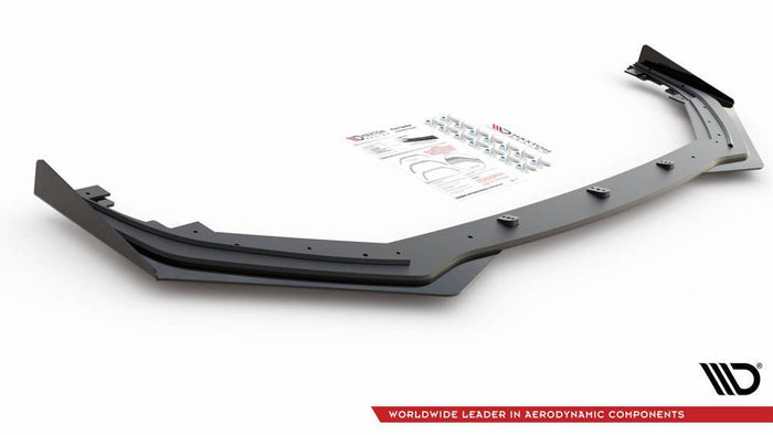 Maxton Design - STREET PRO FRONT SPLITTER + FLAPS TOYOTA GR YARIS MK4