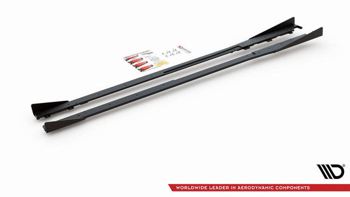 Maxton Design - STREET PRO SIDE SKIRTS DIFFUSERS + FLAPS TOYOTA GR YARIS MK4