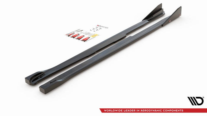 Maxton Design - SIDE SKIRTS DIFFUSERS V.2 + FLAPS TOYOTA GR YARIS MK4