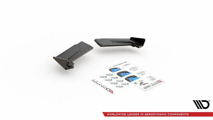 Maxton Design - STREET PRO REAR SIDE SPLITTERS + FLAPS TOYOTA GR YARIS MK4