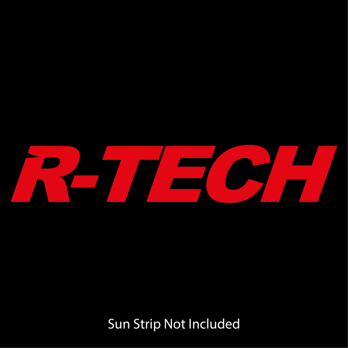 R-Tech Sunstrip Text