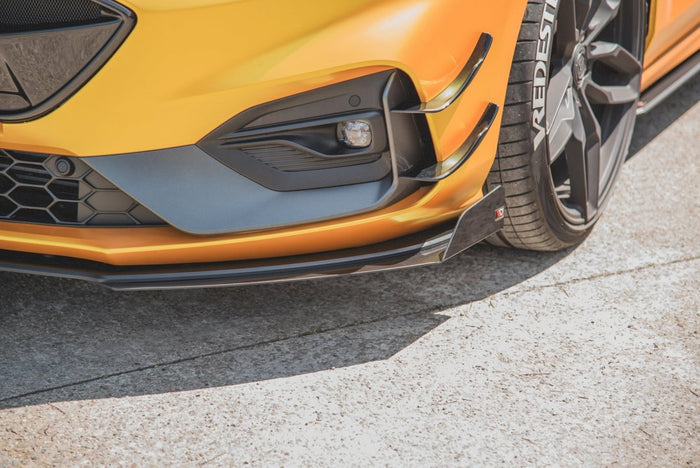 Maxton Design - Street PRO Front Splitter + Flaps Ford Focus ST / ST-Line Mk4