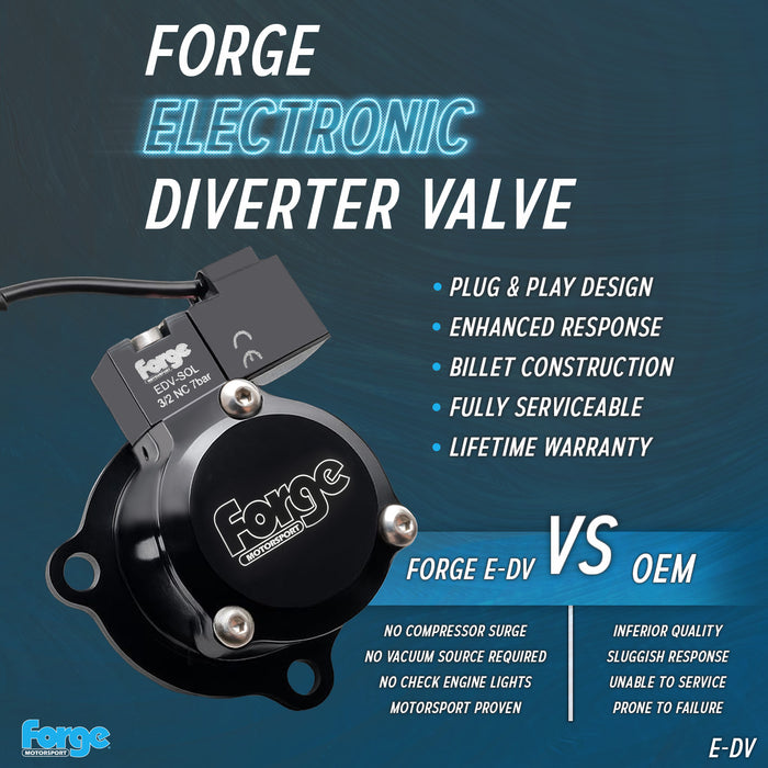 Recirculating Valve for Ford Fiesta MK7 ST180, ST200,  Volvo, Mercedes AMG A35, Mini F66, & Ford (E-DV)