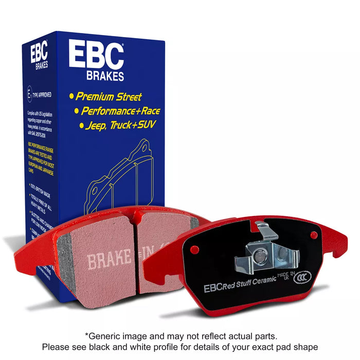 EBC Upgrade Front Brake Pads (Multiple Options) - Ford Focus MK3 / MK3.5 ST250 | Car Enhancements UK