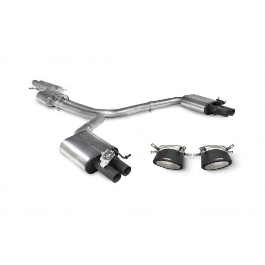 Scorpion Exhausts - Audi RS6 Avant C7 Cat Back Exhaust (with or without carbon tailpipe) - Car Enhancements UK