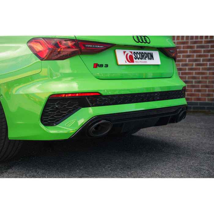 Scorpion Exhausts - Audi RS3 8Y Replacement Carbon Ascari Tips (170x120mm) Pair | Car Enhancements UK