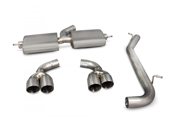 Scorpion Exhausts Audi TT Mk2 3.2 V6/TT S Mk2 Non-resonated cat-back system - Car Enhancements UK