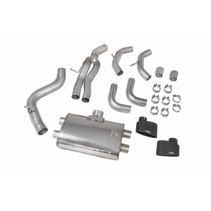 SCORPION EXHAUSTS - GPF BACK / CAT BACK EXHAUST - AUDI RS3 8V SEDAN / SALOON 2017-2020 - Car Enhancements UK