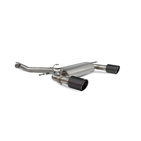 Audi  TT MK3 2.0 TFSi Quattro Non GPF Model Only Non-res cat-back system with electronic valves and Carbon Fibre Ascari Tips - Car Enhancements UK
