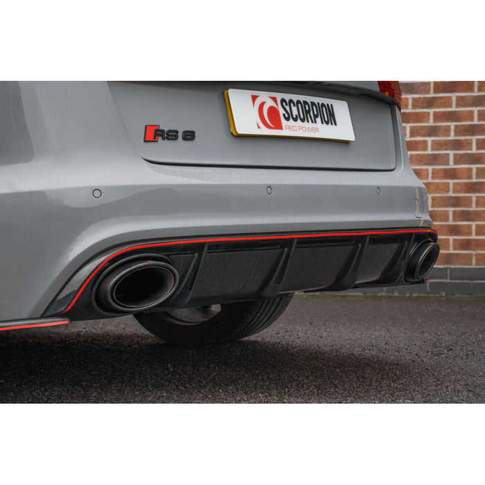 Scorpion Exhausts - Audi RS6 Avant C7 Cat Back Exhaust (with or without carbon tailpipe) - Car Enhancements UK