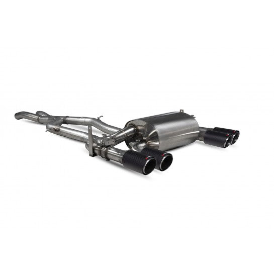 Scorpion Exhausts - None Resonated Cat Back with Electronic Valve (BMW M3 F80 / M4 F82/F83) - Car Enhancements UK