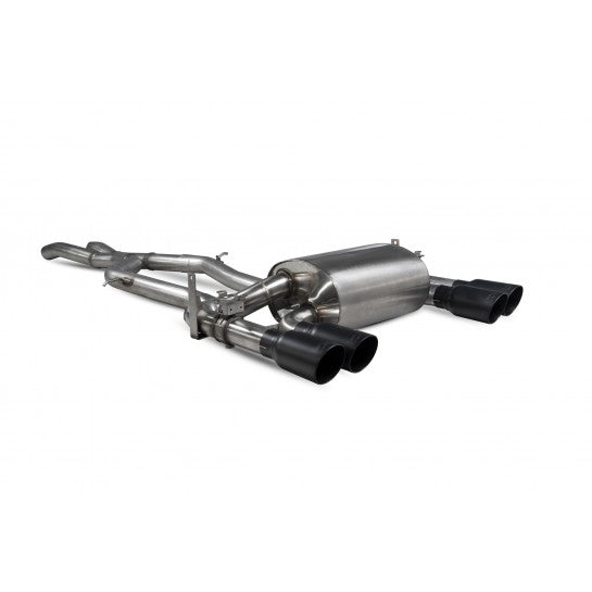 Scorpion Exhausts - None Resonated Cat Back with Electronic Valve (BMW M3 F80 / M4 F82/F83) - Car Enhancements UK