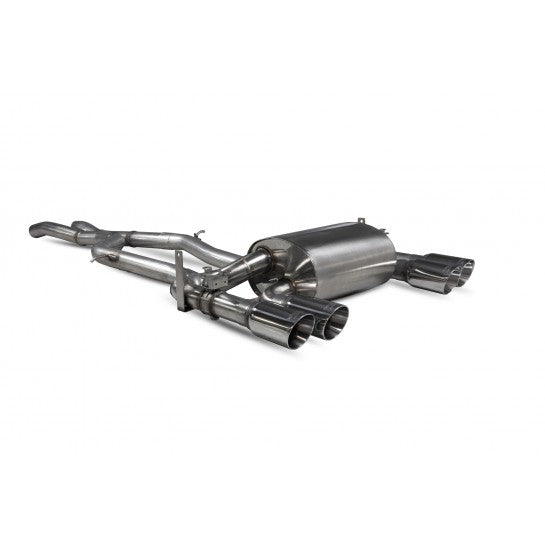 Scorpion Exhausts - None Resonated Cat Back with Electronic Valve (BMW M3 F80 / M4 F82/F83) - Car Enhancements UK