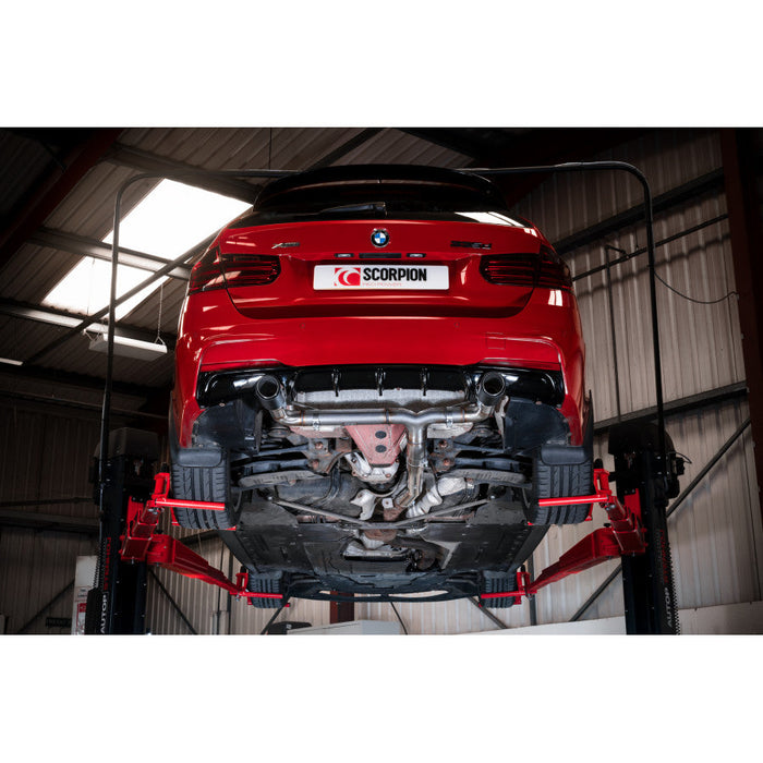 Scorpion Exhausts - Half System Exhaust (Multiple Options) BMW F30/F31 330D/335D, F32 430D/435D | Car Enhancements UK
