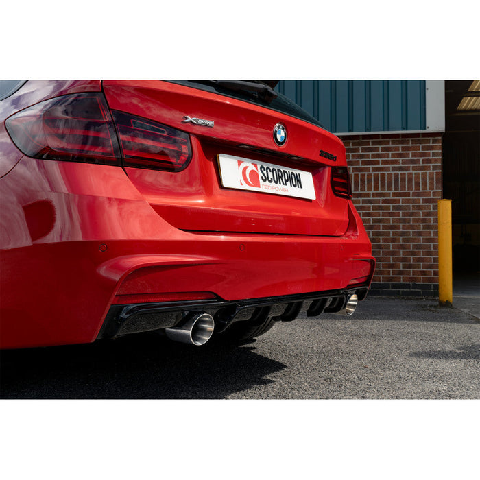 Scorpion Exhausts - Half System Exhaust (Multiple Options) BMW F30/F31 330D/335D, F32 430D/435D | Car Enhancements UK