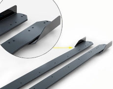 Maxton Design - Street PRO Side Skirts Diffusers + Flaps Ford Focus ST Mk3