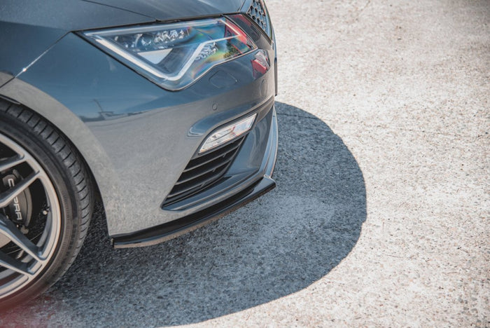 Maxton Design - FRONT SPLITTER V4 SEAT LEON CUPRA/ FR MK3 FACELIFT (2017-2020)