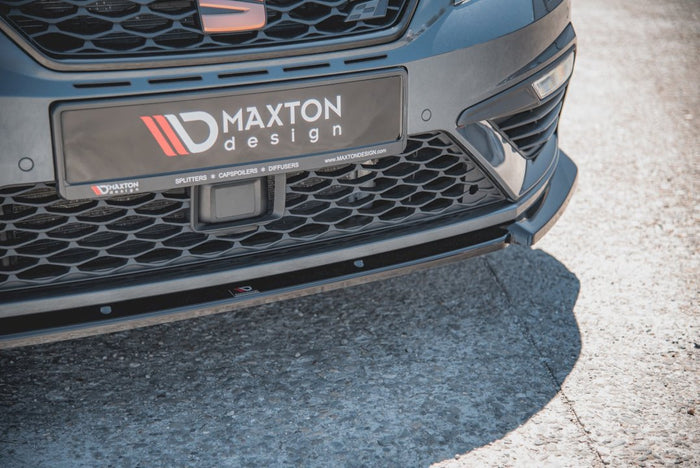 Maxton Design - FRONT SPLITTER V6 SEAT LEON CUPRA/ FR MK3 FACELIFT (2017-2019)
