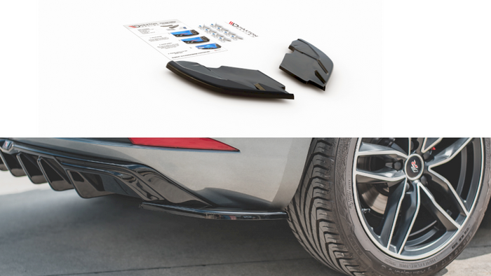 Maxton Design - REAR SIDE SPLITTERS SEAT LEON MK3 FR FACELIFT (2016-2020)