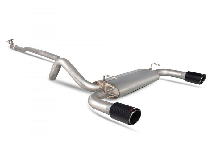 Fiat 500/595 Abarth (IHI Turbo) Scorpion Exhausts Cat Back None Resonated - Car Enhancements UK