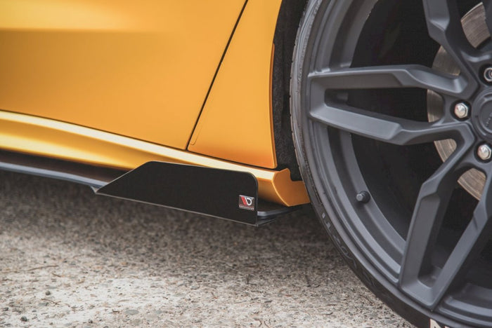 Maxton Design - RACING SIDE SKIRT SPLITTERS (+FLAPS) FORD FOCUS MK4 ST/ MK4 ST LINE (2019-)