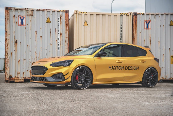 Maxton Design - RACING SIDE SKIRT SPLITTERS (+FLAPS) FORD FOCUS MK4 ST/ MK4 ST LINE (2019-)