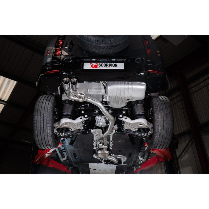 Scorpion Exhaust - Rear Silencer Delete - Land Rover Defender D200 / D250 / D300 / D350