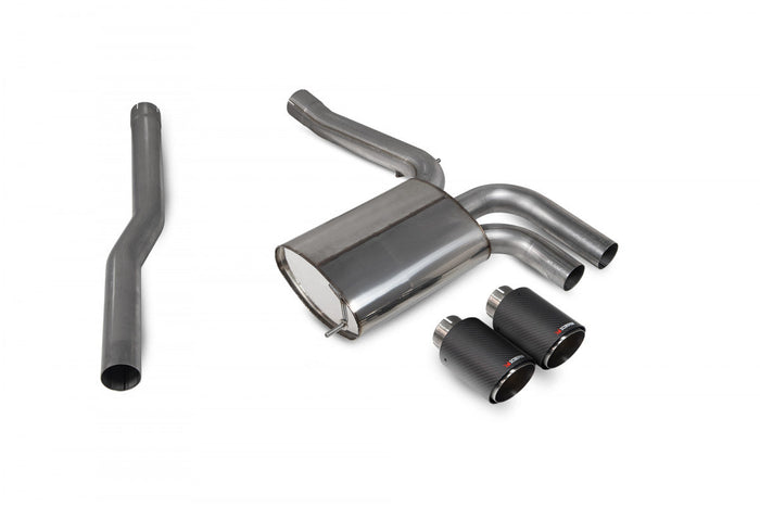 Mini R56 Non-resonated GPF-back system and Carbon Fibre Ascari Tips - Car Enhancements UK