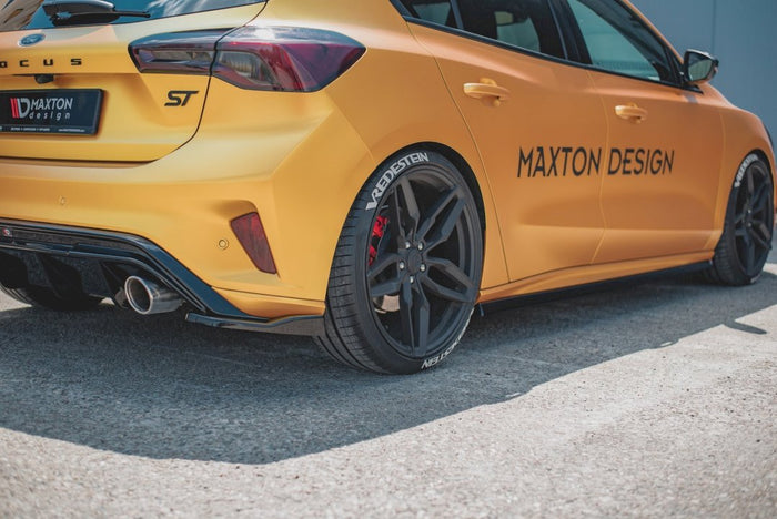 Maxton Design -  Rear Side Splitters V.3 (For rear valance v.2) Ford Focus Hatchback ST Mk4