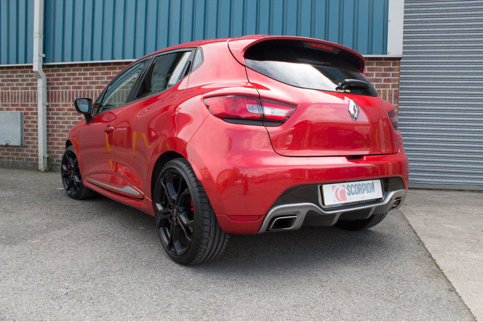 Scorpion Exhausts Renault Clio MK4 RS 200 EDC Non-resonated cat-back system - Car Enhancements UK