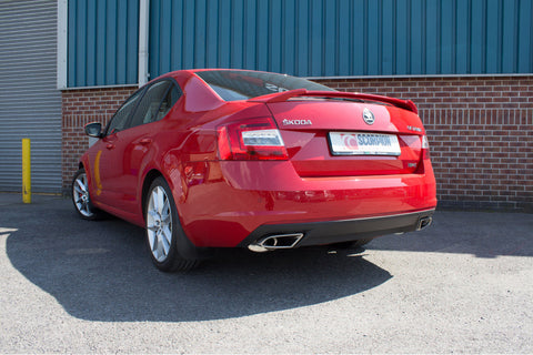 Scorpion Exhausts Skoda Octavia vRS 2.0 TFSi Non-resonated cat-back system - Car Enhancements UK