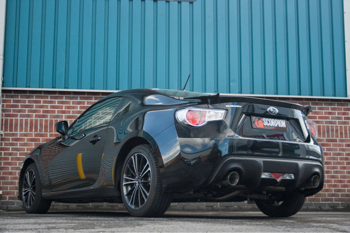 Scorpion Exhausts Subaru GT86/Scion FR-S/BRZ Non GPF Model Only Non-resonated cat-back system - Car Enhancements UK