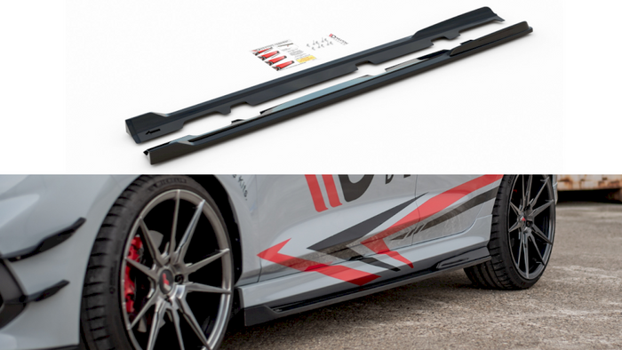 Maxton Design - Side Skirts Diffusers V.3 Ford Fiesta Mk8 ST / ST-Line