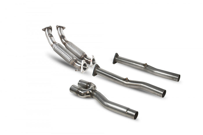 Scorpion Exhausts Volkswagen Golf MK5 R32  Twin de-cat section - Car Enhancements UK