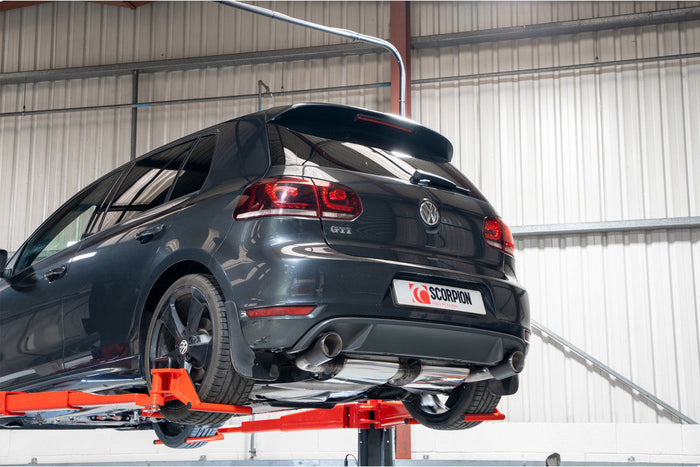 Scorpion Exhausts Volkswagen Golf Mk6 GTi 2.0 Tsi  Non-resonated cat-back system - Car Enhancements UK