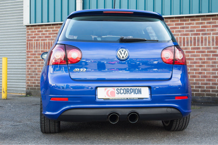 Scorpion Exhausts Volkswagen Golf MK5 R32 Non-resonated cat-back system - Car Enhancements UK