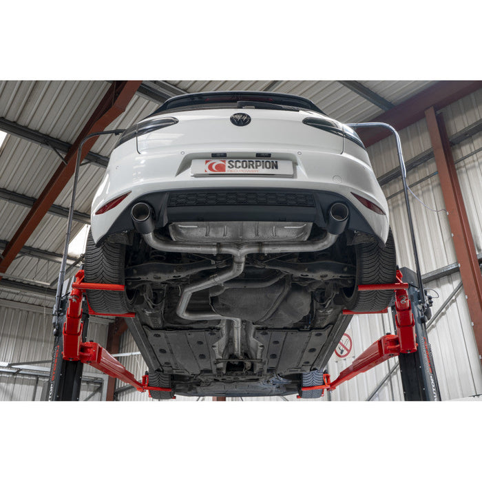 Scorpion Exhausts - DPF Back Exhaust MK7 Golf GTD Twin Exit (Requires GTI Diffuser) - Car Enhancements UK