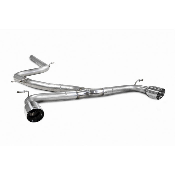 Scorpion Exhausts - DPF Back Exhaust MK7 Golf GTD Twin Exit (Requires GTI Diffuser) - Car Enhancements UK
