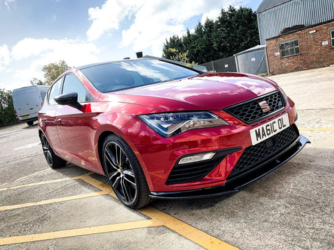 Seat Leon MK3.5 FR Front Splitter - TRC Performance Styling
