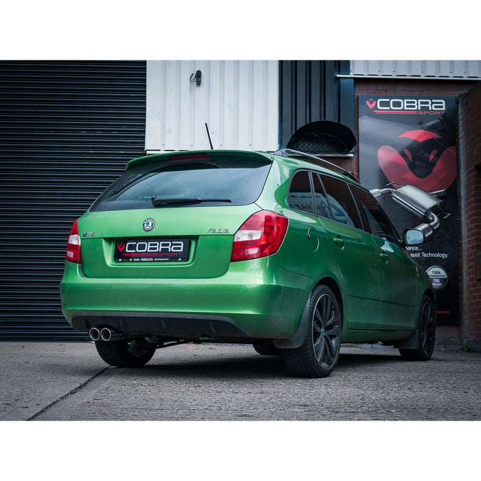 Skoda Fabia VRS 1.4 TSI Estate (10-14) Cat Back Performance Exhaust – Cobra Sport