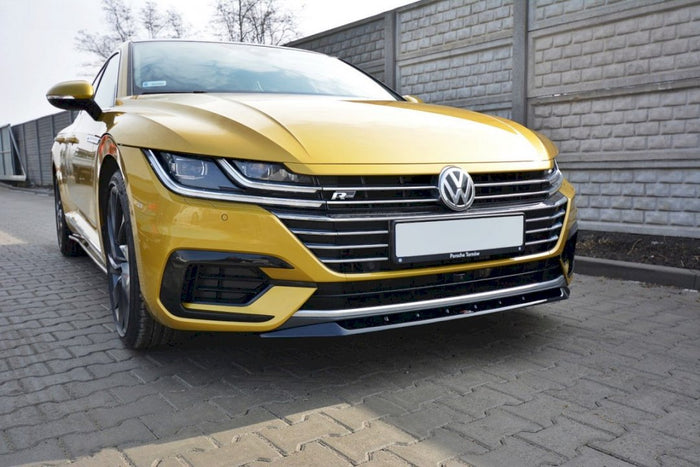 Maxton Design - Front Splitter V.2 Volkswagen Arteon R-Line Sedan / Shooting Brake Mk1