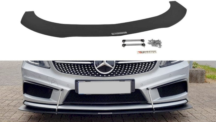 Maxton Design - FRONT RACING SPLITTER MERCEDES A W176 AMG-LINE (2012-2015)