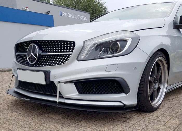 Maxton Design - FRONT RACING SPLITTER MERCEDES A W176 AMG-LINE (2012-2015)