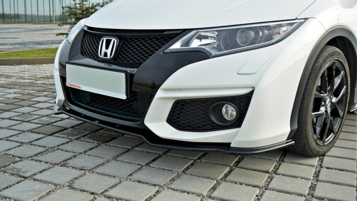 Maxton Design - FRONT SPLITTER HONDA CIVIC MK9 FACELIFT 2014-2017