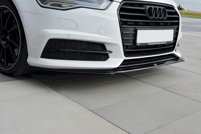 Maxton Design - Front Splitter V.1 Audi A6 / A6 C7 S-Line / S6 C7 Facelift