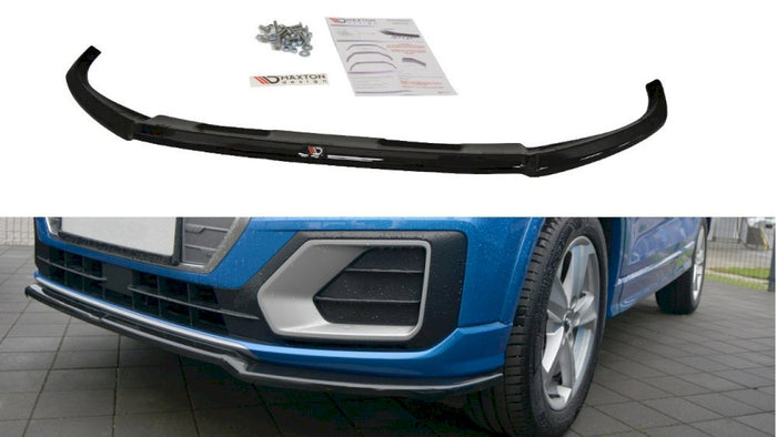 Maxton Design - FRONT SPLITTER V.1 AUDI Q2 MK1 SPORT 2016 - ONWARDS