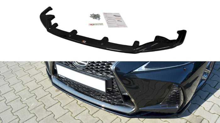 Maxton Design - FRONT SPLITTER LEXUS IS MK3 FACELIFT F-SPORT (2016-UP)
